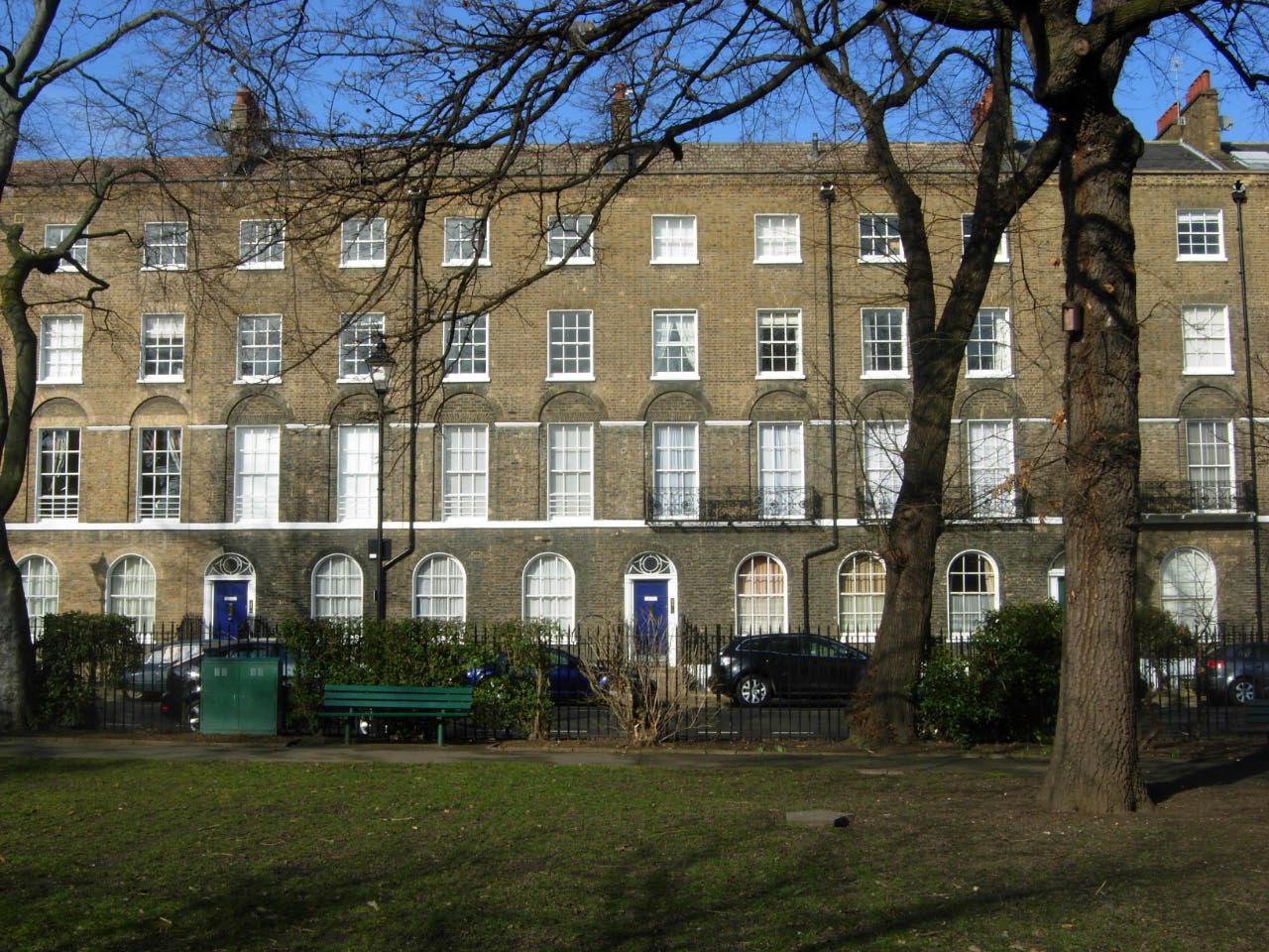 Myddelton Square, Islington geograph 2823209 by Stephen McKay
