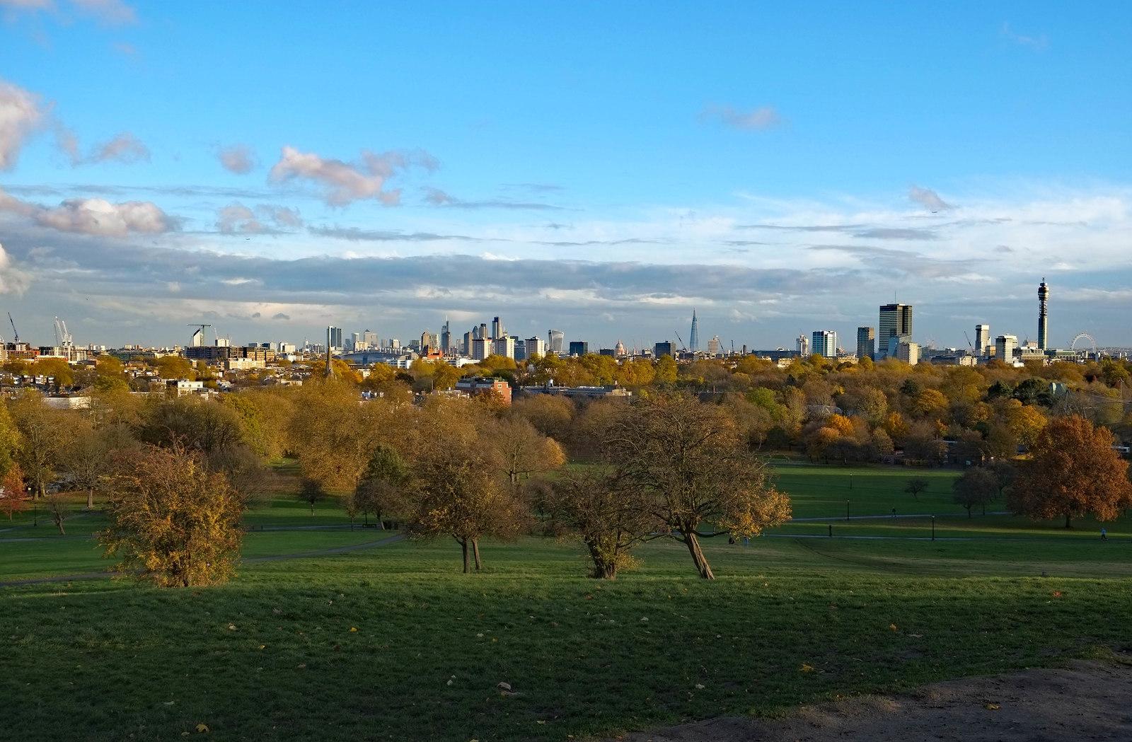 London skyline from Primrose Hill, Camden geograph.org.uk 5197694