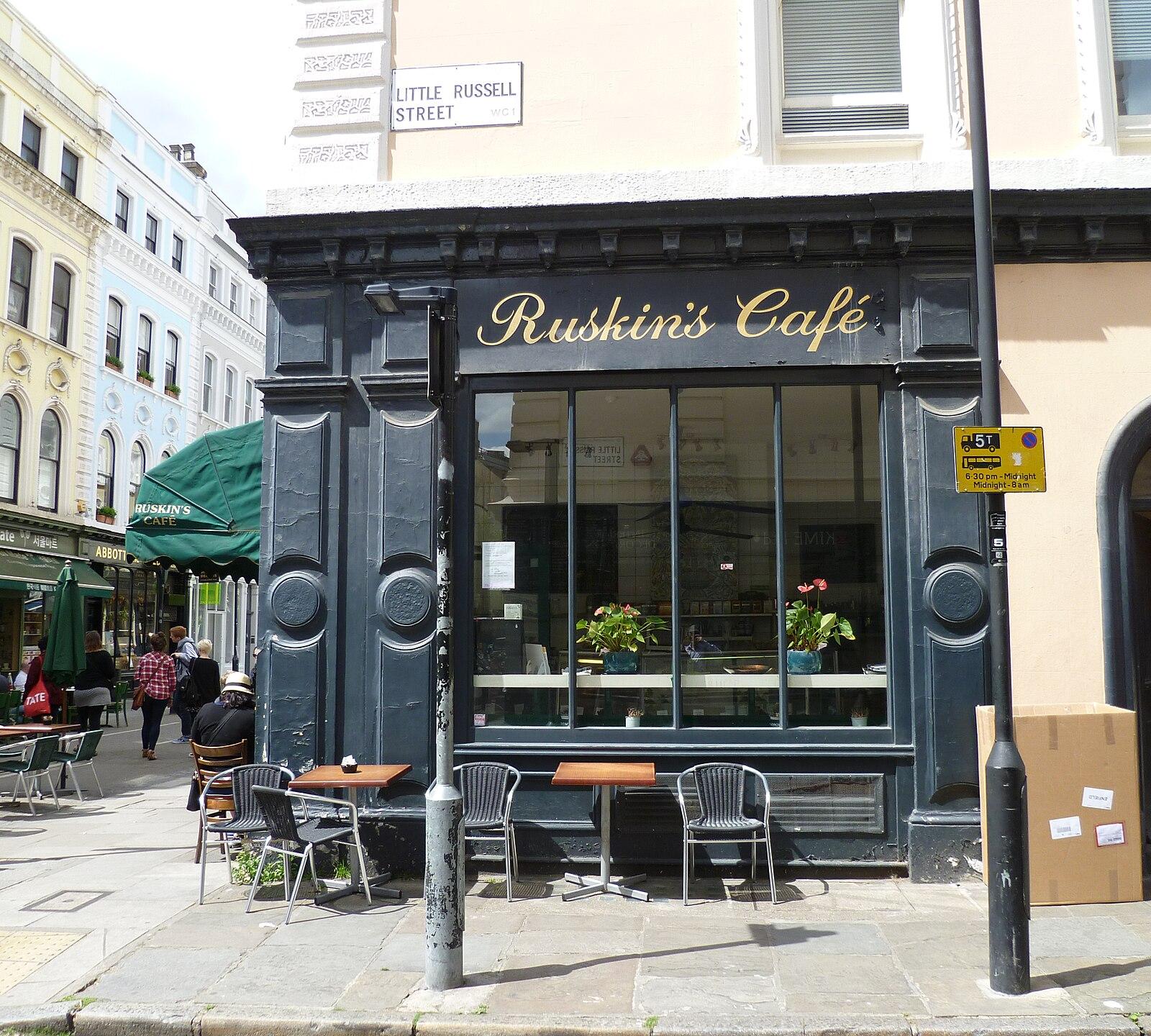 Ruskin's Cafe, Little Russell Street